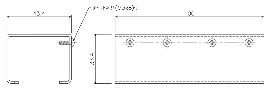 D40ステン継カバーの図面