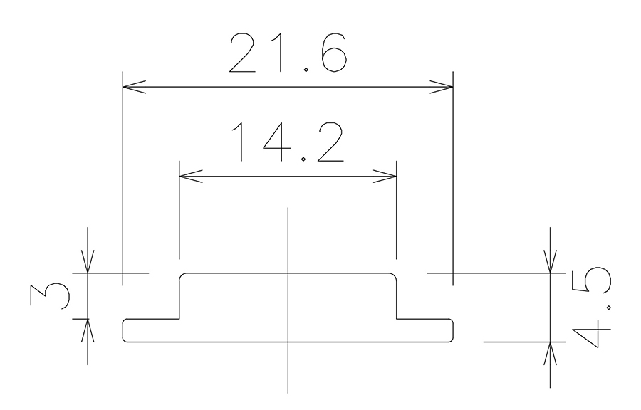 間仕切MGベルト(小)【スリムタイプ】の図面