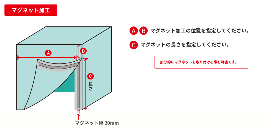 マグネット加工