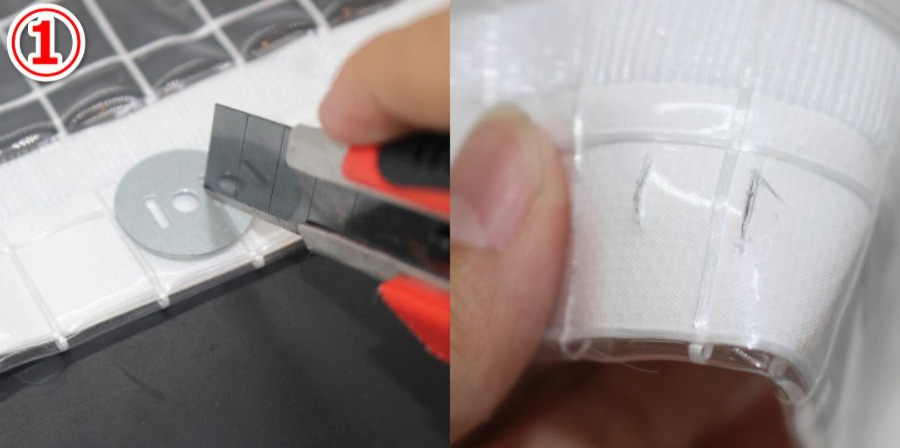 超強力マグネット ツメ式 取付け方法