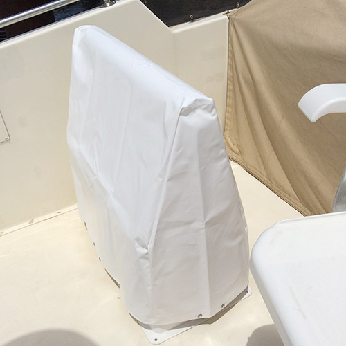 東京都大田区の防水ビニールカバー(屋外ベンチ)の施工・製作事例