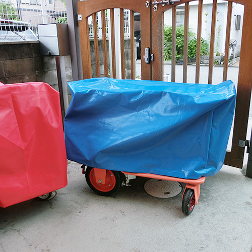 兵庫県西宮市の防水ビニールカバー(カート用)の施工・製作事例