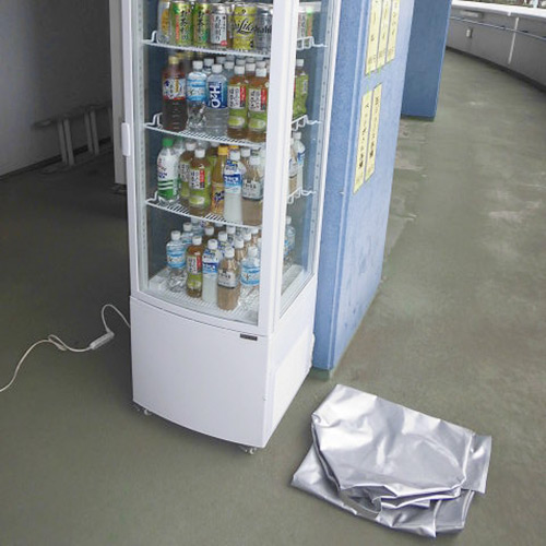 東京都江戸川区の保護カバー(冷蔵庫)の施工・製作事例