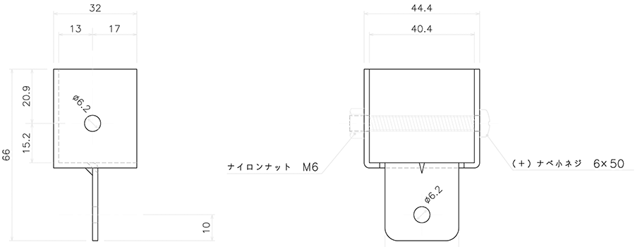 XGキャップストップの図面