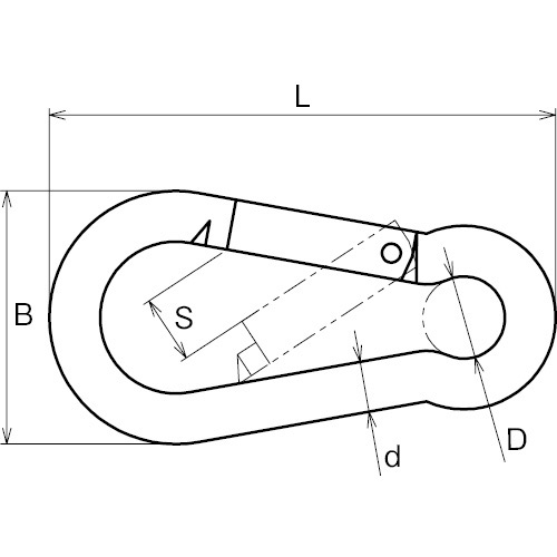 AKフック(鉄)図面