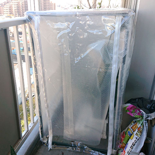 東京都大田区の温室用ラックカバーの施工・製作事例