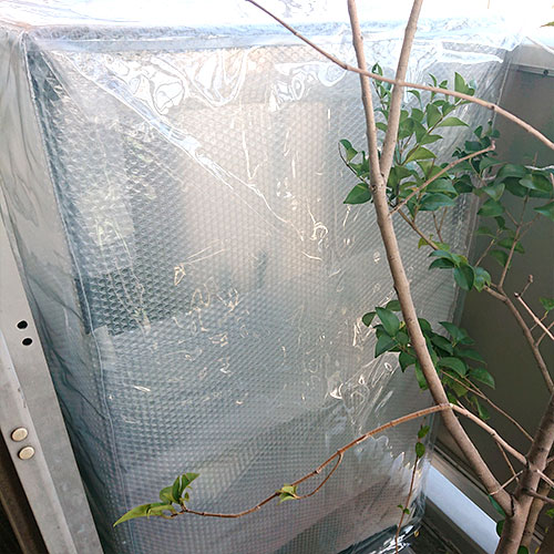 東京都大田区の温室用ラックカバーの施工・製作事例