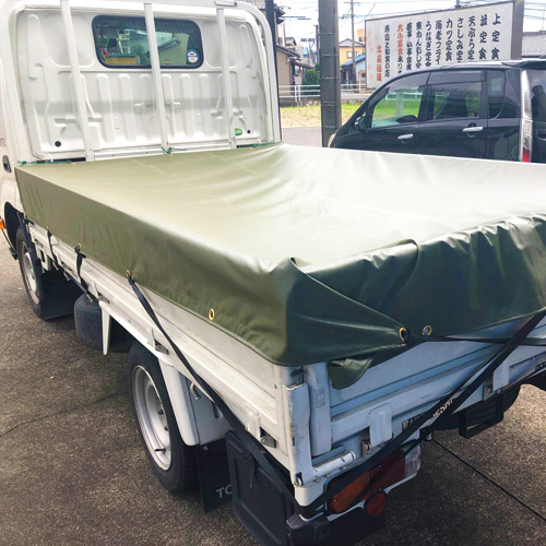 愛知県一宮市の荷台カバーの施工・製作事例