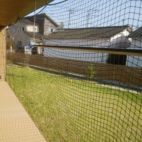 佐賀県鳥栖市|製作事例|防球ネット(個人宅デッキ)の施工・製作事例