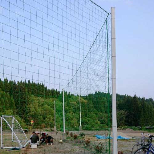 熊本県上益城郡の防球ネット(少年サッカー場)の施工・製作事例