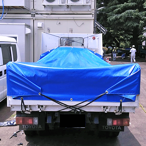 神奈川県相模原市の3tトラックシートの施工・製作事例
