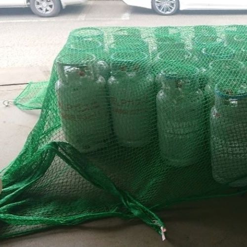 兵庫県尼崎市の防犯用ネットの施工・製作事例