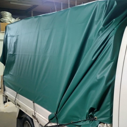 愛知県安城市のエアスカイ製トラックシートの施工・製作事例