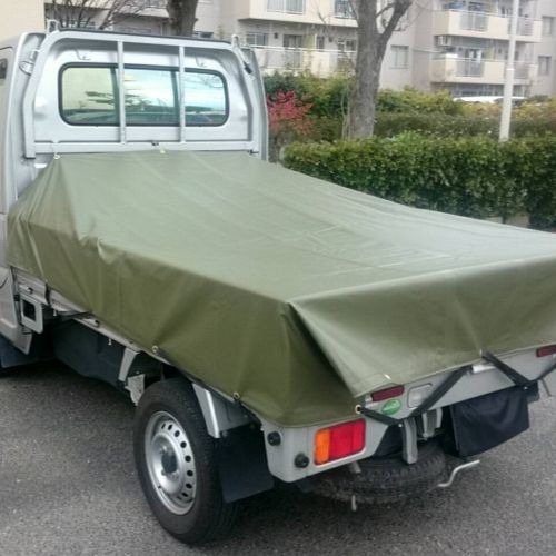 大阪府高槻市の普及型トラックシート(エステル帆布6号)の施工・製作事例