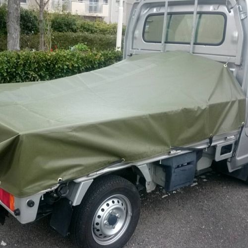 大阪府高槻市の普及型トラックシート(エステル帆布6号)の施工・製作事例