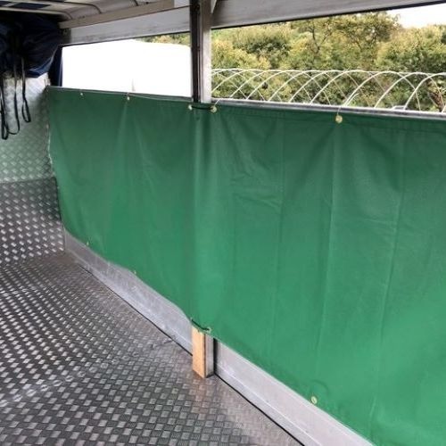 熊本県菊池市の普及型トラックシート(エステル帆布5号) の施工・製作事例