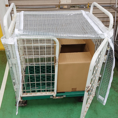 福島県郡山市の台車カバーの施工・製作事例