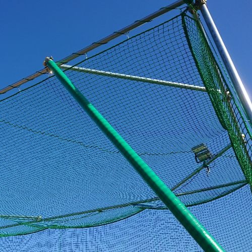 熊本県宇城市の4面体・バッティングネットの施工・製作事例