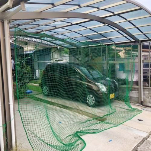 広島県尾道市の野球練習用・防球ネットの施工・製作事例