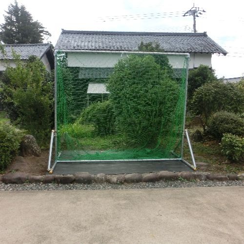 福井県勝山市のテニス練習用・集球ネットの施工・製作事例