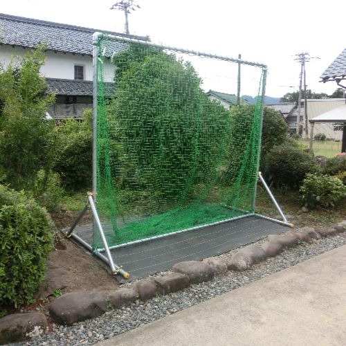 福井県勝山市のテニス練習用・集球ネットの施工・製作事例