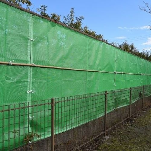 新潟県糸魚川市の防風メッシュネットの施工・製作事例