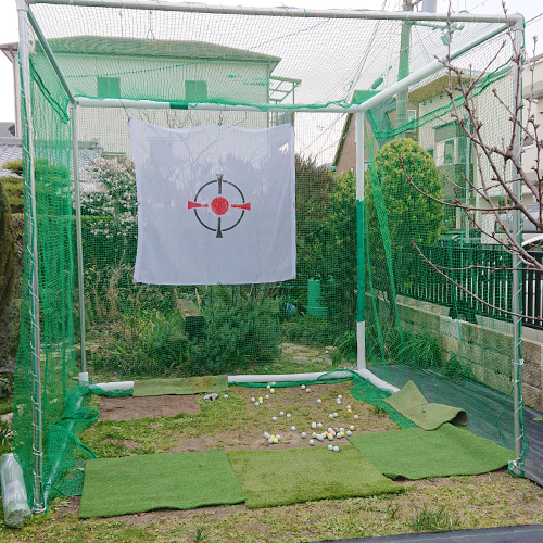 兵庫県西宮市の野球練習用ネットの施工・製作事例