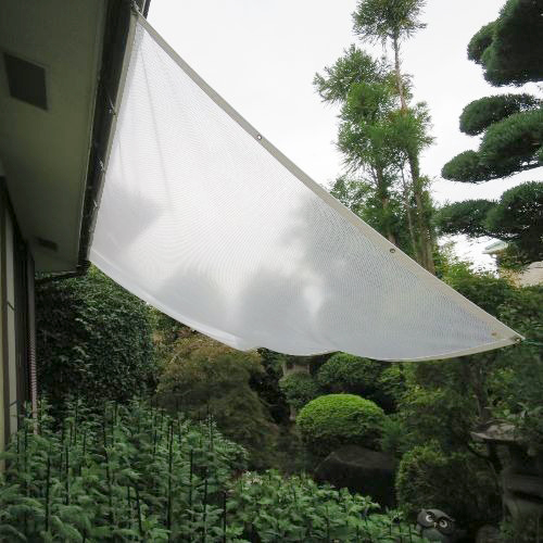 群馬県高崎市の軒先用雨除けテントの施工・製作事例