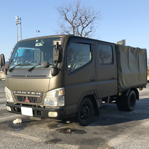 東京都江戸川区のキャンピングカー用トラックシート(普及型エステル)の施工・製作事例