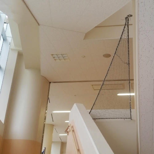 埼玉県さいたま市の吹き抜け用・落下防止ネットの施工・製作事例