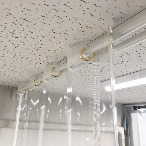 栃木県宇都宮市の工場用・透明ビニールカーテンの施工・製作事例